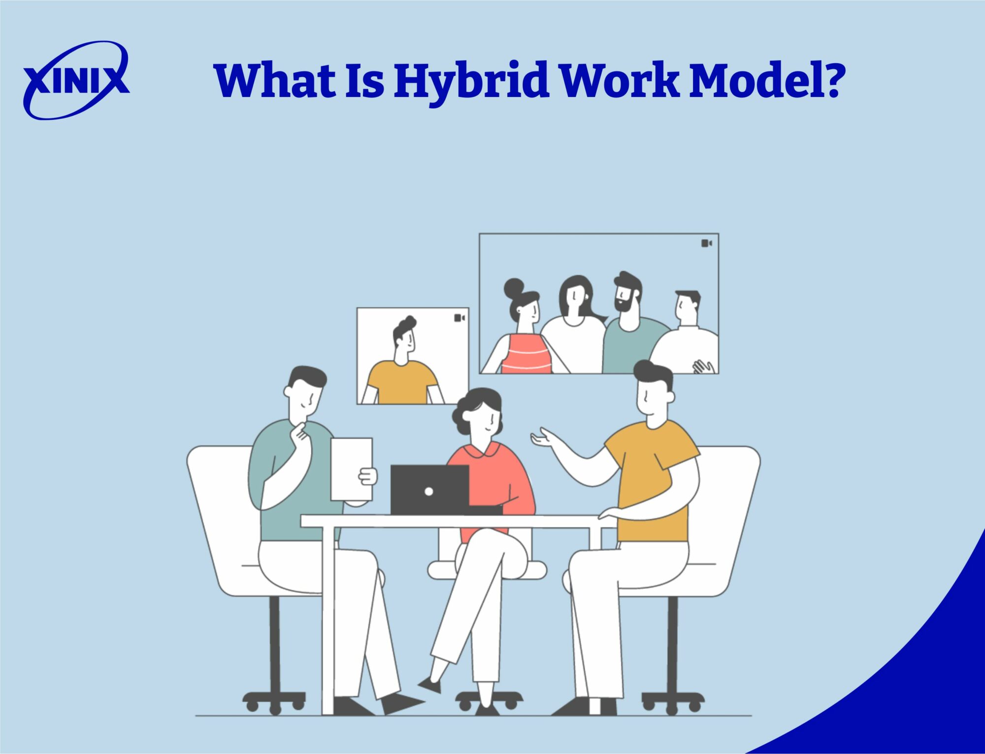 Hybrid Work Model- New Technology and Heads on Approach for Future